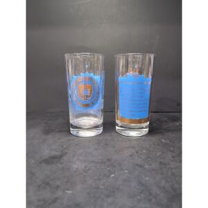 Notre Dame Souvenir Glass Set, Victory March Lyrics, Irish Logo Glass, Set of 2‎